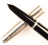 Parker 51 Classic in black, Steel cap - Medium nib