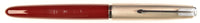 Parker 51 Classic in light burgundy, Steel cap - Medium nib