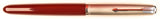 Parker 51 Classic in light burgundy, steel cap - Fine nib